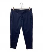 uniform experimentユニフォームエクスペリメント）の古着「CARROT FIT CROPPED PANTS　クロップドパンツ」｜ネイビー