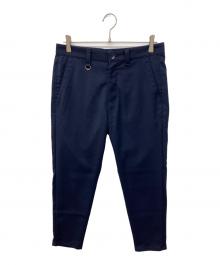 uniform experiment（ユニフォームエクスペリメント）の古着「CARROT FIT CROPPED PANTS　クロップドパンツ」｜ネイビー
