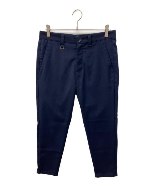 uniform experiment（ユニフォームエクスペリメント）uniform experiment (ユニフォームエクスペリメント) CARROT FIT CROPPED PANTS　クロップドパンツ ネイビー サイズ:01の古着・服飾アイテム
