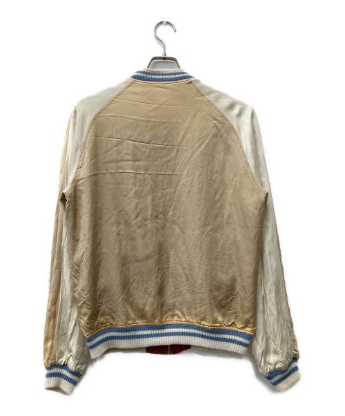 L'appartement（アパルトモン）L'appartement (アパルトモン) リバーシブルスカジャン レッド×ベージュ サイズ:Fの古着・服飾アイテム