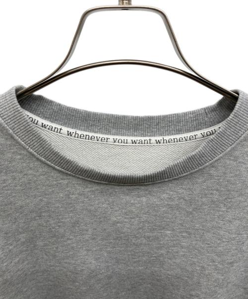 Noble（ノーブル）Noble (ノーブル) ボリュームスリーブショートプルオーバー グレー サイズ:Freeの古着・服飾アイテム