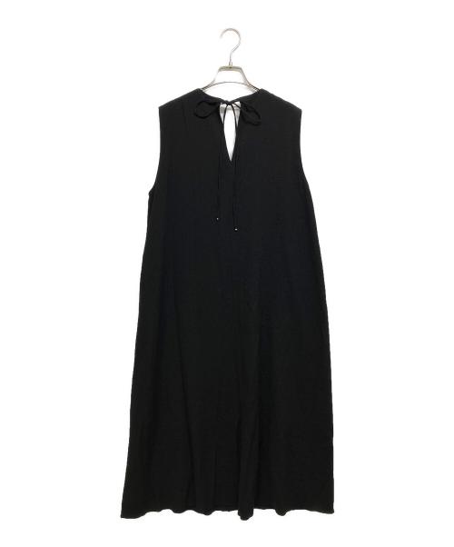IENA（イエナ）IENA (イエナ) Mi * バックリボンAラインワンピース ブラック サイズ:36の古着・服飾アイテム