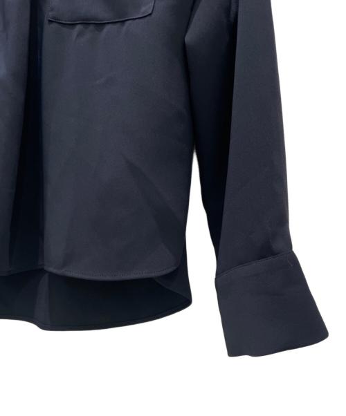 Noble（ノーブル）Noble (ノーブル) ワークディテールドレープシャツ ネイビー サイズ:freeの古着・服飾アイテム