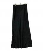 FRAMeWORKフレームワーク）の古着「フィブリルキュプラバイアススカート」｜ブラック
