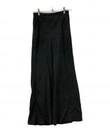 FRAMeWORK（フレームワーク）の古着「フィブリルキュプラバイアススカート」｜ブラック