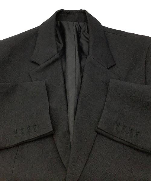 M TO R（ムウトアール）M TO R (ムウトアール) ジャケット BOXY SINGLE BREASTED JACKET ブラック サイズ:38の古着・服飾アイテム