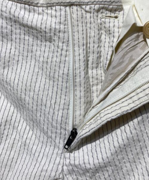 RALPH LAUREN（ラルフローレン）RALPH LAUREN (ラルフローレン) シアサッカーストライプパンツ アイボリー サイズ:30の古着・服飾アイテム