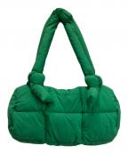 NILLRINGニルリン）の古着「パデッドハンドバッグ」｜グリーン
