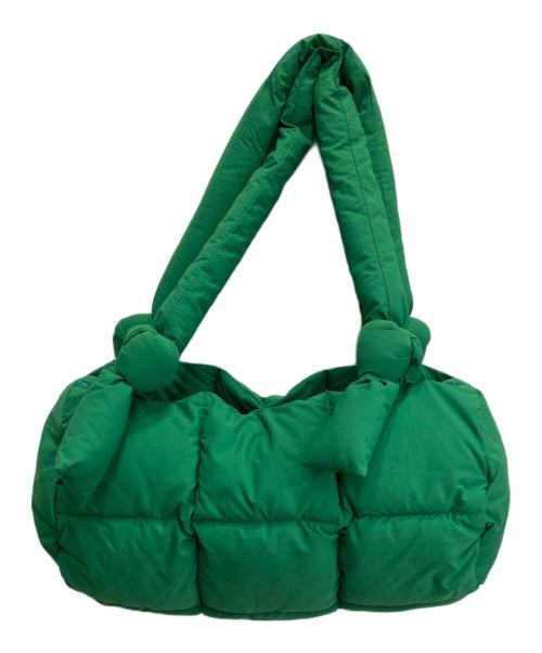 NILLRING（ニルリン）NILLRING (ニルリン) パデッドハンドバッグ グリーンの古着・服飾アイテム