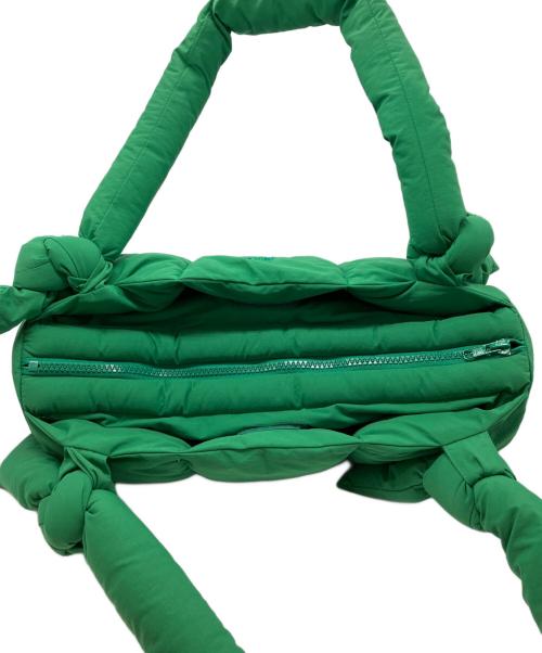 NILLRING（ニルリン）NILLRING (ニルリン) パデッドハンドバッグ グリーンの古着・服飾アイテム