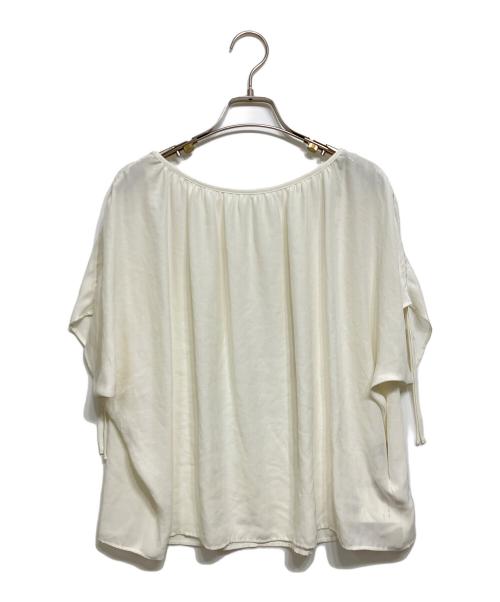UNTITLED（アンタイトル）UNTITLED (アンタイトル) 肩ドロストドルマンブラウス アイボリー サイズ:2 未使用品の古着・服飾アイテム