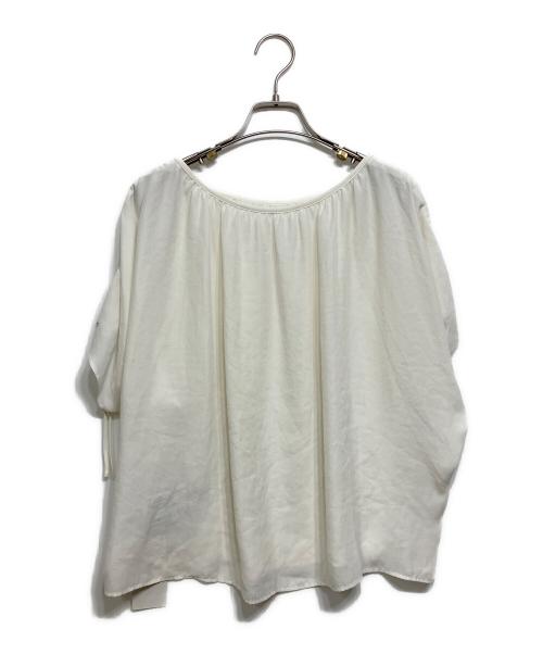 UNTITLED（アンタイトル）UNTITLED (アンタイトル) 肩ドロストドルマンブラウス アイボリー サイズ:2 未使用品の古着・服飾アイテム