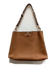 TOD'S（トッズ）の古着「T Timeless Shoulder Bag」｜ブラウン