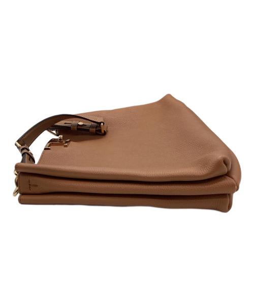 TOD'S（トッズ）TOD'S (トッズ) T Timeless Shoulder Bag ブラウンの古着・服飾アイテム