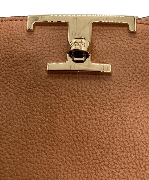 TOD'S（トッズ）TOD'S (トッズ) T Timeless Shoulder Bag ブラウンの古着・服飾アイテム