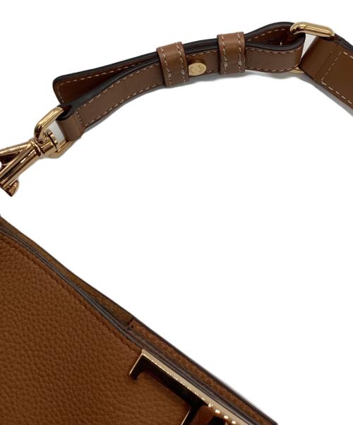 TOD'S（トッズ）TOD'S (トッズ) T Timeless Shoulder Bag ブラウンの古着・服飾アイテム