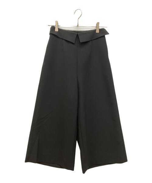 Maglie le cassetto（マーリエ ル カセット）Maglie le cassetto (マーリエ ル カセット) ハイウエストリバースガウチョパンツ ブラック サイズ:7の古着・服飾アイテム