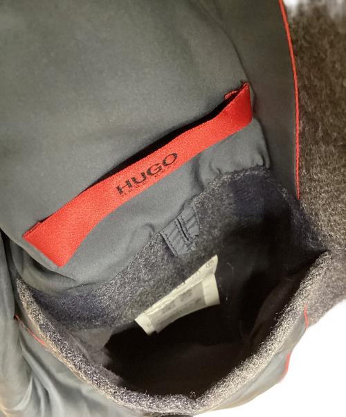 HUGO HUGO BOSS（ヒューゴ ヒューゴボス）HUGO HUGO BOSS (ヒューゴ ヒューゴボス) テーラードジャケット グレー×ネイビー サイズ:46の古着・服飾アイテム
