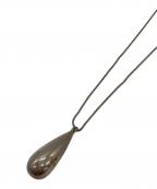 GUCCIグッチ）の古着「ティアドロップネックレス」｜シルバー