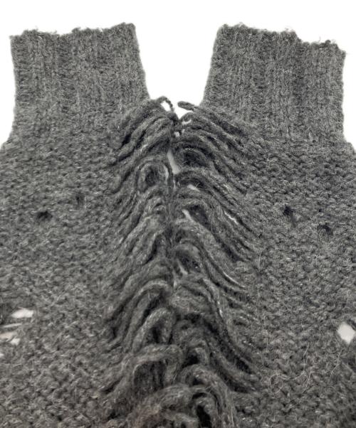 PRANK PROJECT（プランクプロジェクト）PRANK PROJECT (プランクプロジェクト) Slash Slit knit グレー サイズ:freeの古着・服飾アイテム