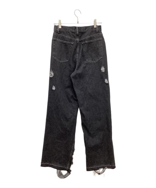 PRANK PROJECT（プランクプロジェクト）PRANK PROJECT (プランクプロジェクト) Hard Clashed Jeans　ハードクラシュドジーンズ　ダメージデニムパンツ ブラック サイズ:38の古着・服飾アイテム