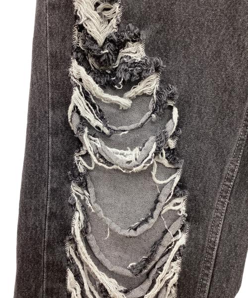 PRANK PROJECT（プランクプロジェクト）PRANK PROJECT (プランクプロジェクト) Hard Clashed Jeans　ハードクラシュドジーンズ　ダメージデニムパンツ ブラック サイズ:38の古着・服飾アイテム