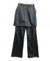 MAISON SPECIAL (メゾンスペシャル) Skirt Layered Leather Pants ブラック サイズ:38：7000円