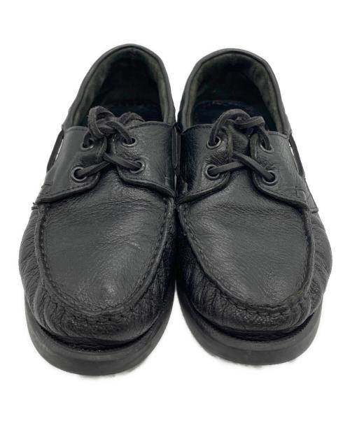 PARABOOT（パラブーツ）PARABOOT (パラブーツ) デッキシューズ ブラック サイズ:3 1/2の古着・服飾アイテム
