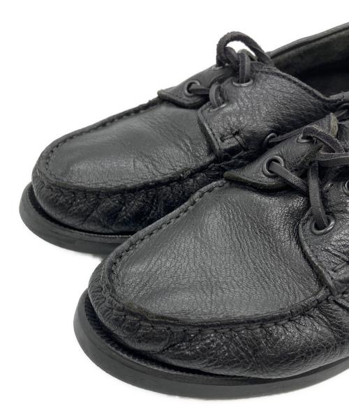 PARABOOT（パラブーツ）PARABOOT (パラブーツ) デッキシューズ ブラック サイズ:3 1/2の古着・服飾アイテム