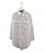 MADISON BLUEマディソンブルー）の古着「シャツワンピース」｜ホワイト