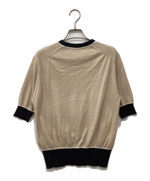 JOHN SMEDLEY（ジョンスメドレー）JOHN SMEDLEY (ジョンスメドレー) コットンウールニット ベージュ サイズ:Sの古着・服飾アイテム