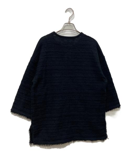 ADAWAS（アダワス）ADAWAS (アダワス) TWEED EFFECT KAFTAN　ADWS-208-05 ネイビー サイズ:Freeの古着・服飾アイテム