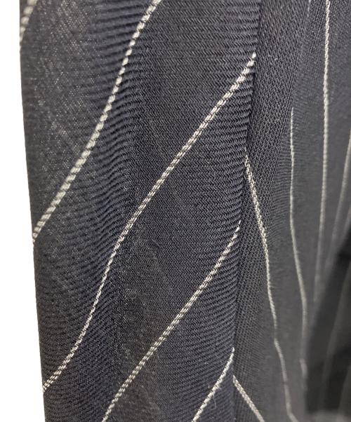 ebure（エブール）EBURE (エブール) マナードストライプロングスカート ネイビー サイズ:36の古着・服飾アイテム