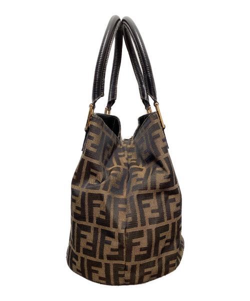 FENDI（フェンディ）FENDI (フェンディ) ハンドバッグ ブラウンの古着・服飾アイテム