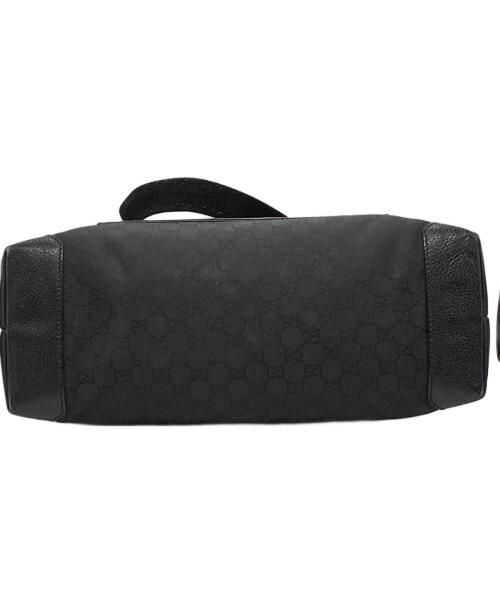 GUCCI（グッチ）GUCCI (グッチ) GGナイロンキャンバストートバッグ ブラックの古着・服飾アイテム
