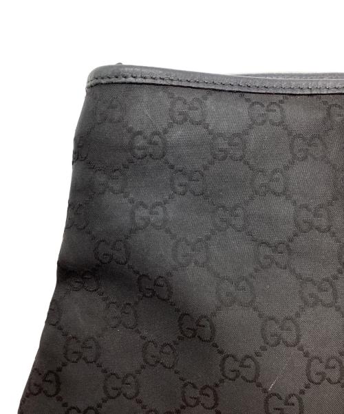 GUCCI（グッチ）GUCCI (グッチ) GGナイロンキャンバストートバッグ ブラックの古着・服飾アイテム