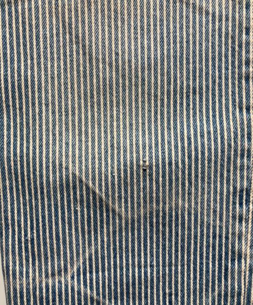 NUMBER (N)INE（ナンバーナイン）NUMBER (N)INE (ナンバーナイン) ヒッコリーパンツ ブルー サイズ:4の古着・服飾アイテム