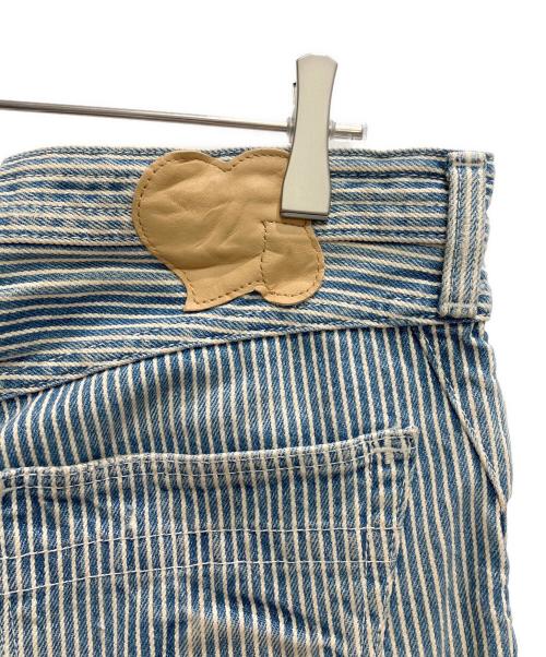 NUMBER (N)INE（ナンバーナイン）NUMBER (N)INE (ナンバーナイン) ヒッコリーパンツ ブルー サイズ:4の古着・服飾アイテム