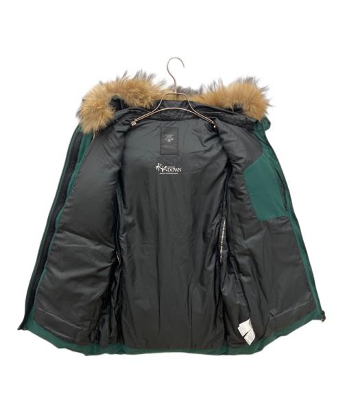 DESCENTE ALLTERRAIN（デザイント オルテライン）DESCENTE ALLTERRAIN (デザイント オルテライン) 水沢　ロングダウンコート グリーン サイズ:Mの古着・服飾アイテム