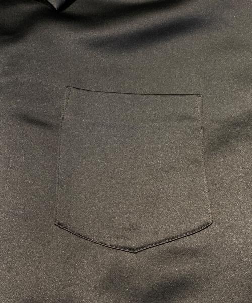 COMME des GARCONS GIRL（コムデギャルソンガール）COMME des GARCONS GIRL (コムデギャルソンガール) チュールフリル サテンブラウス ブラック サイズ:Sの古着・服飾アイテム