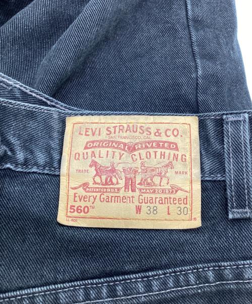 LEVI'S（リーバイス）LEVI'S (リーバイス) 00'S 560デニムパンツ ブラック サイズ:W38×L30の古着・服飾アイテム