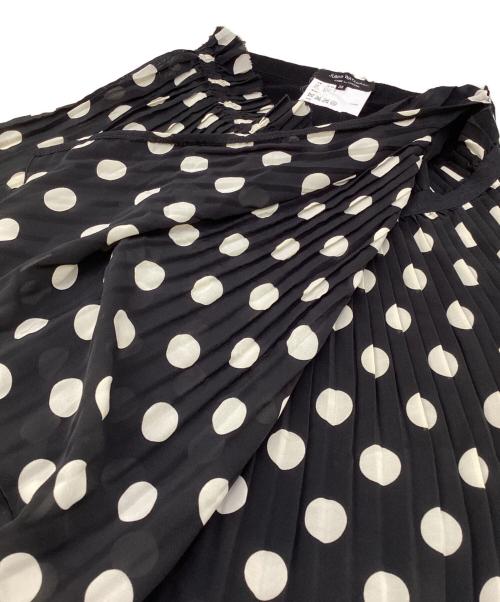 JUNYA WATANABE COMME des GARCONS（(ジュンヤワタナベ コムデギャルソン）JUNYA WATANABE COMME des GARCONS ((ジュンヤワタナベ コムデギャルソン) レイヤード ドットスカート ブラック サイズ:SSの古着・服飾アイテム