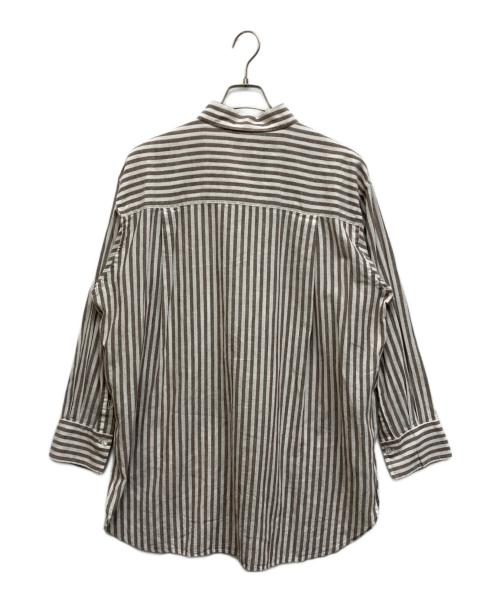 Spick and Span（スピック＆スパン）Spick and Span (スピック＆スパン) コットンリネンルーズシャツ ブラウン サイズ:freeの古着・服飾アイテム