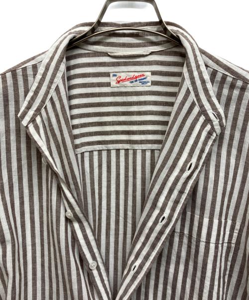 Spick and Span（スピック＆スパン）Spick and Span (スピック＆スパン) コットンリネンルーズシャツ ブラウン サイズ:freeの古着・服飾アイテム