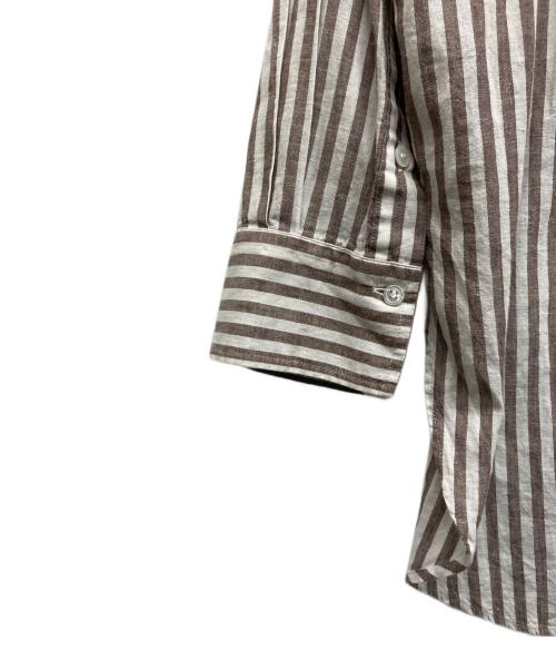 Spick and Span（スピック＆スパン）Spick and Span (スピック＆スパン) コットンリネンルーズシャツ ブラウン サイズ:freeの古着・服飾アイテム