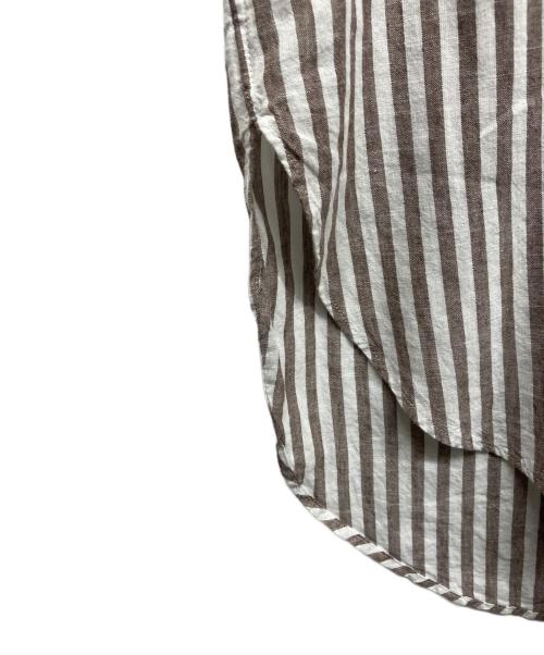 Spick and Span（スピック＆スパン）Spick and Span (スピック＆スパン) コットンリネンルーズシャツ ブラウン サイズ:freeの古着・服飾アイテム
