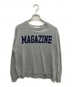 THIRD MAGAZINEサードマガジン）の古着「ロゴプリントロンT」｜グレー