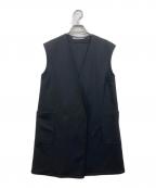 theory luxeセオリーリュクス）の古着「ロングジレ」｜ブラック