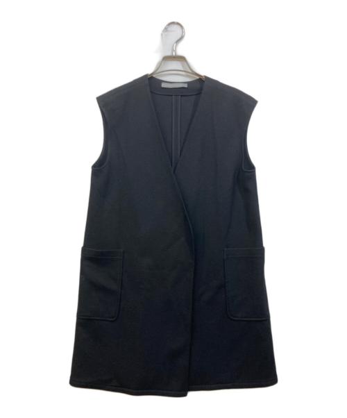 theory luxe（セオリーリュクス）theory luxe (セオリーリュクス) ロングジレ ブラック サイズ:SIZE 38の古着・服飾アイテム