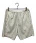 soerte（ソエルテ）の古着「HANDWRITTEN STRIPE HALF PANTS」｜ベージュ